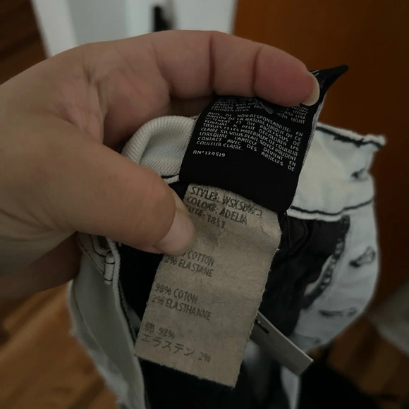 NWOT 3X1 DISTRESSED DENIM SHORTS - Picture 5 of 5